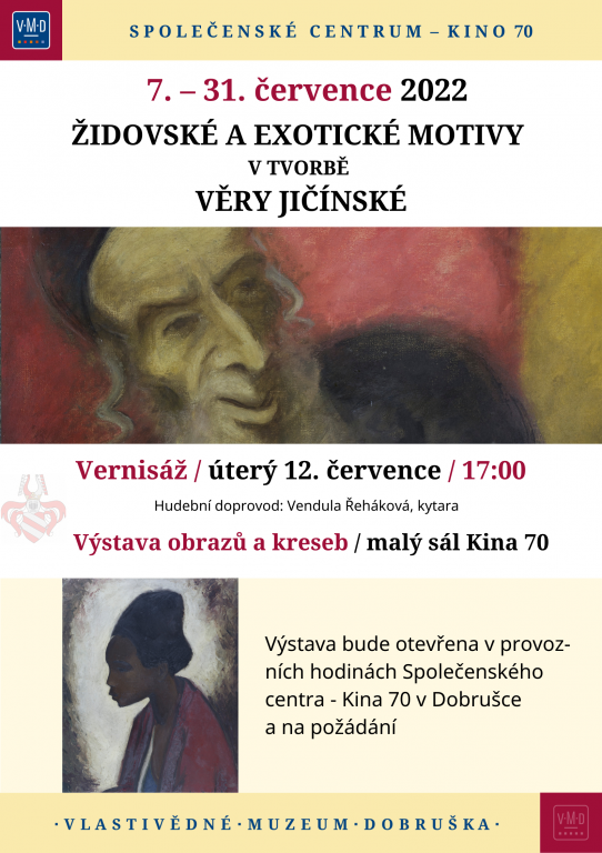 Židovské a exotické motivy v tvorbě Věry Jičínské