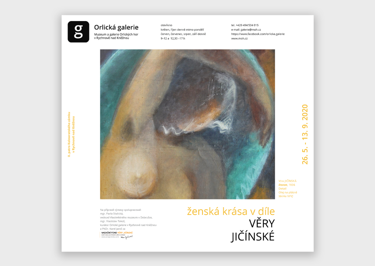 ŽENSKÁ KRÁSA V DÍLE VĚRY JIČÍNSKÉ | 2020                                         