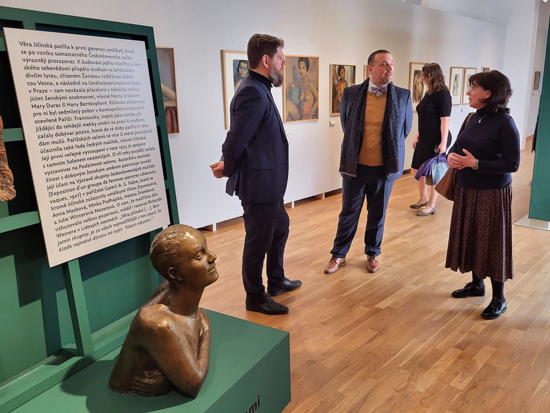 František Zachoval, Martin Baxa a náměstkyně hejtmana Královéhradeckého kraje Martina Berdychová