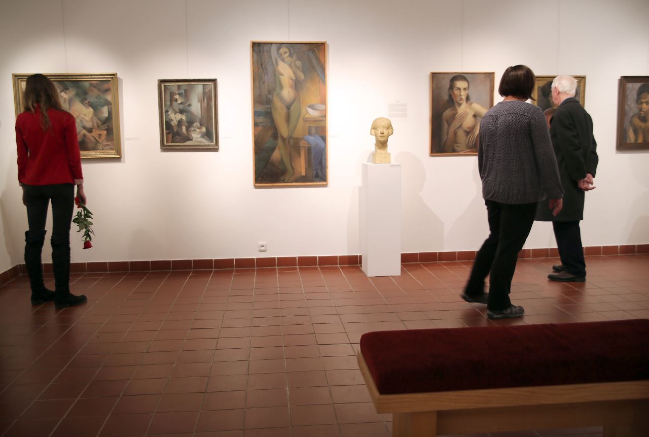 Fotografie instalace a vernisáže