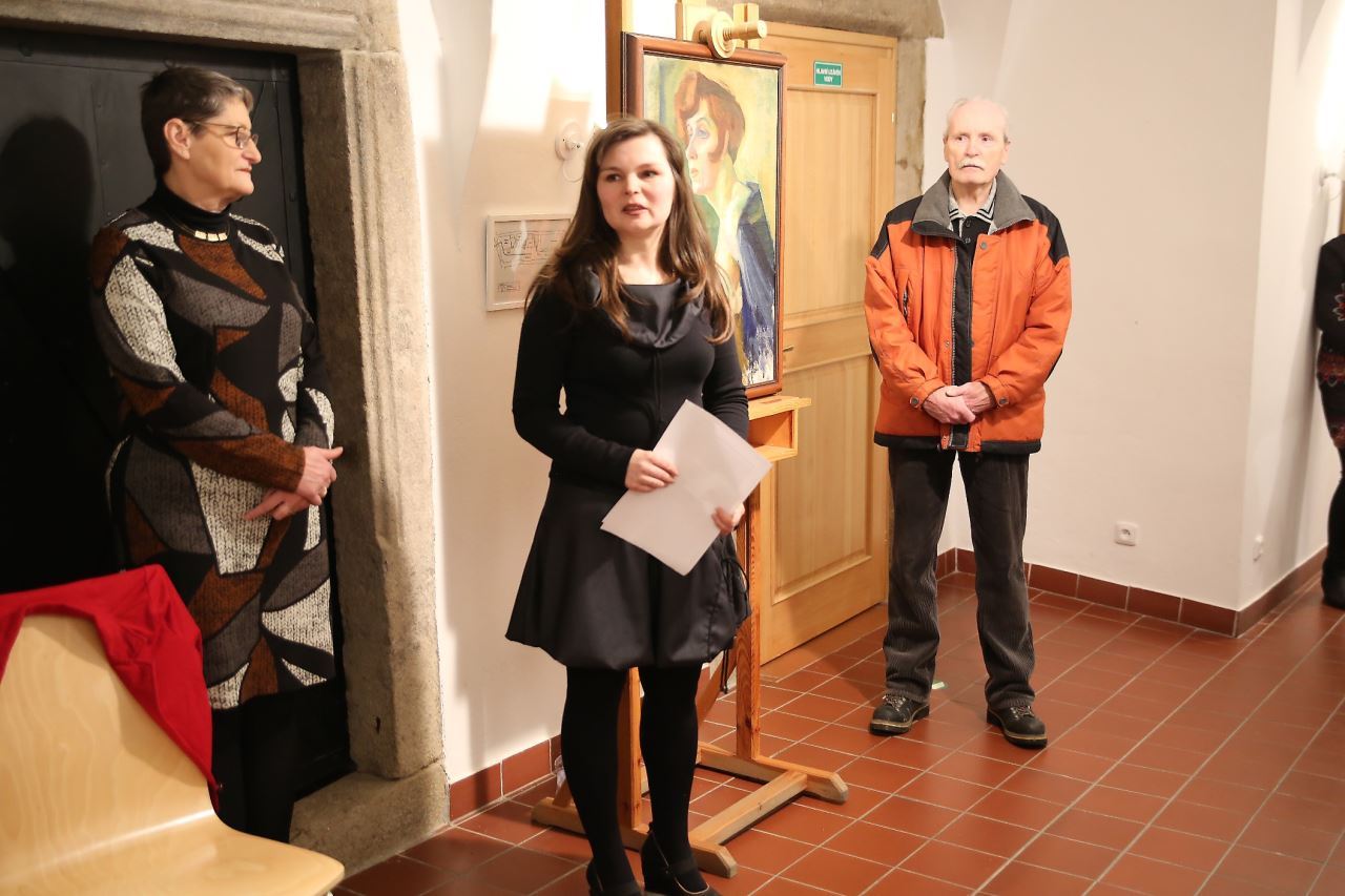 Fotografie instalace a vernisáže